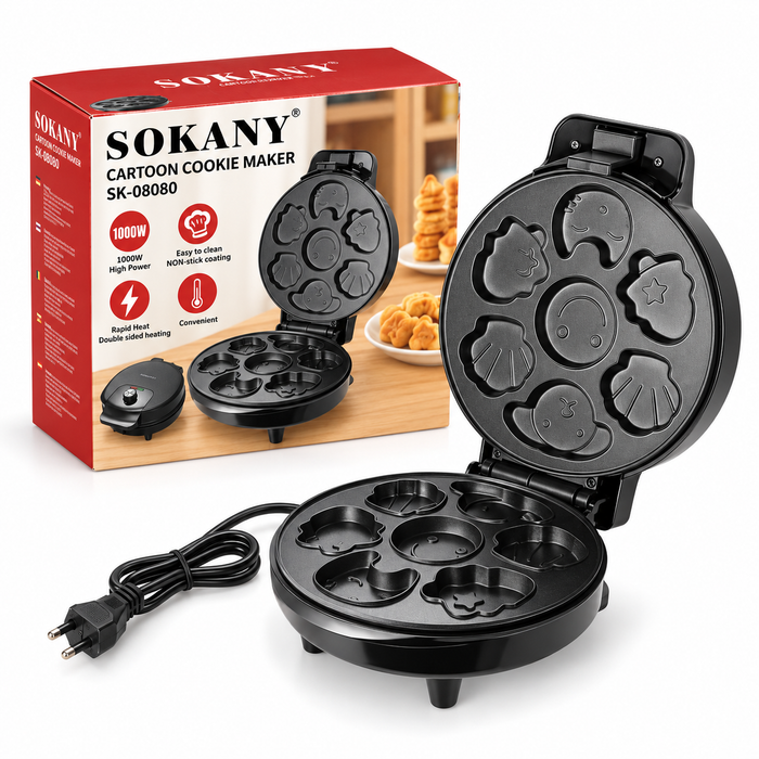 SOKANY SK-08080 aparat za kolačiće – 7 zabavnih oblika za slatke porodične trenutke