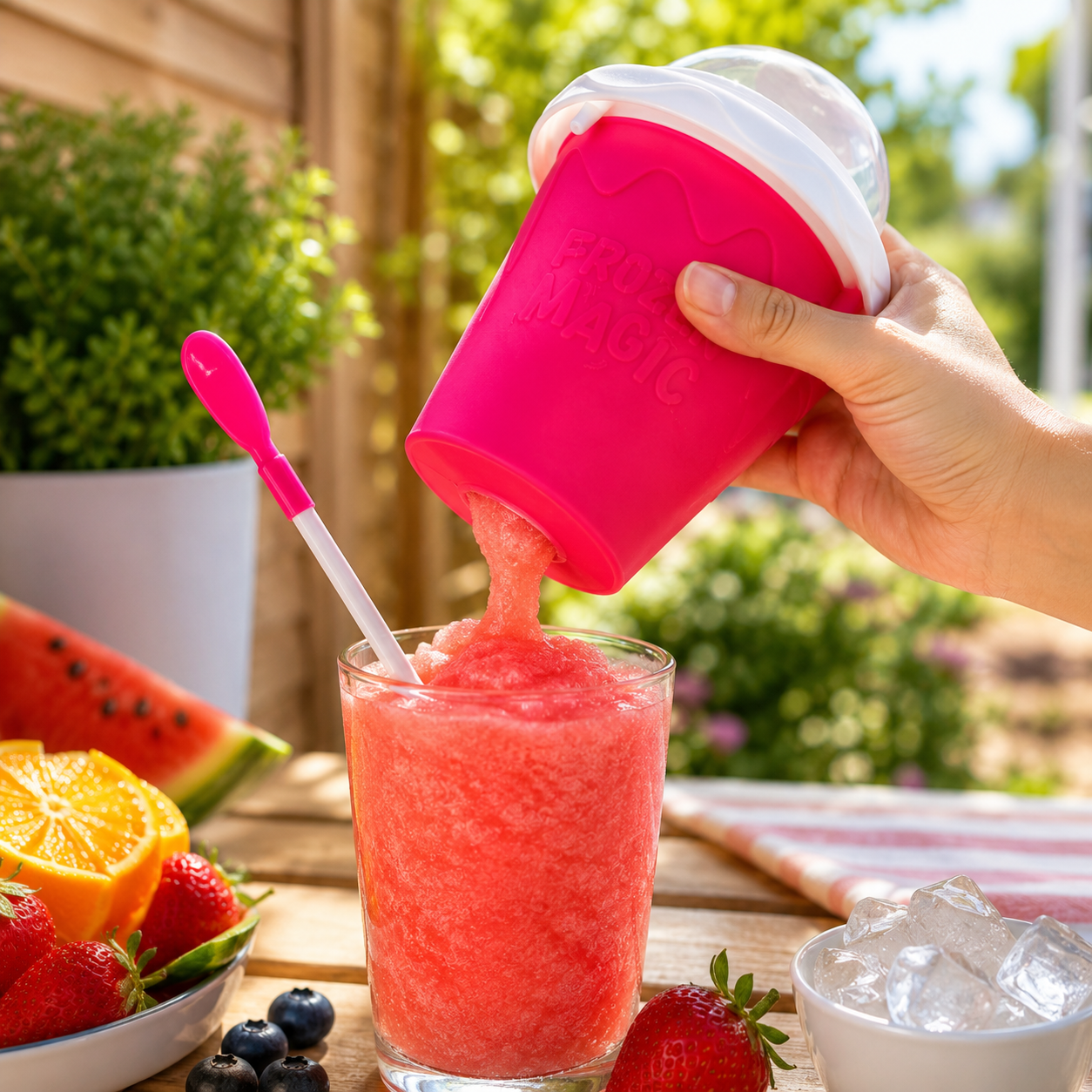 Magična hladna čaša za slush i smutije – brzo pretvara napitak u ledenu poslasticu