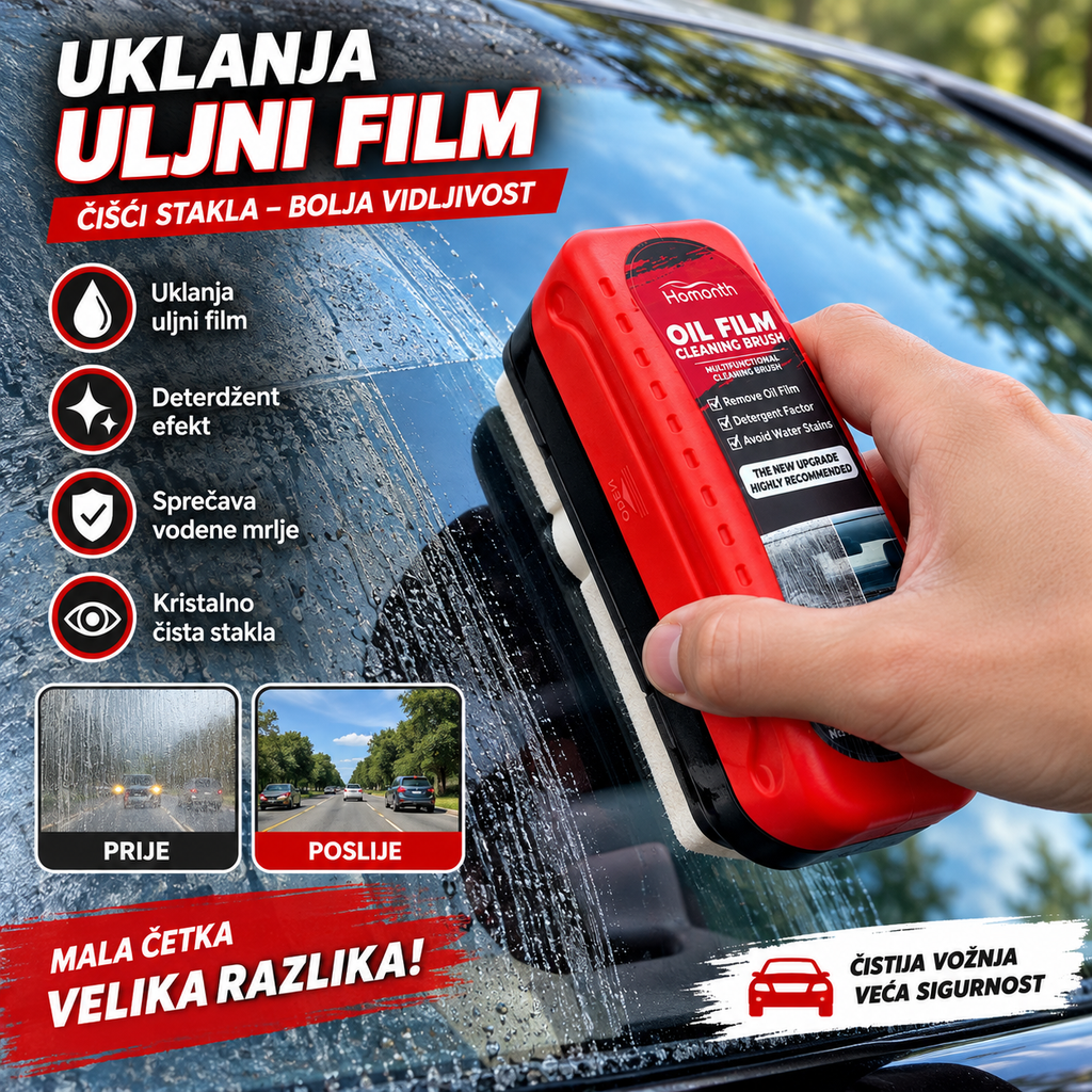 Glass Oil Film Remover – sredstvo za čišćenje automobilskih stakala