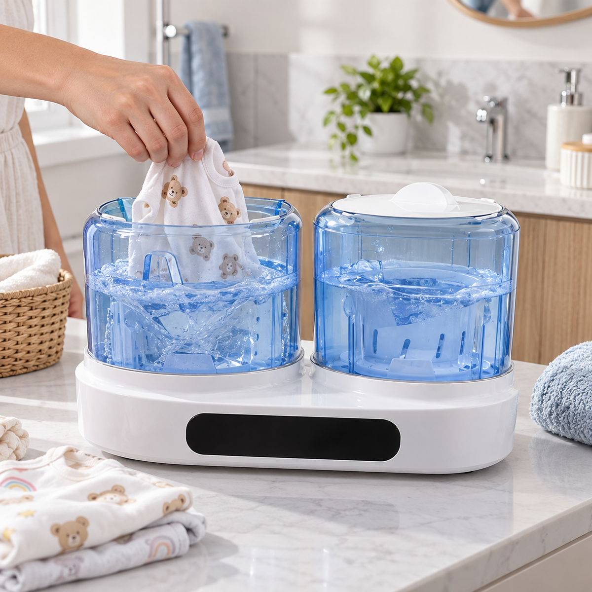 KJ-R11 mini dvokomorna mašina za pranje – Twin Tub Washing Cup